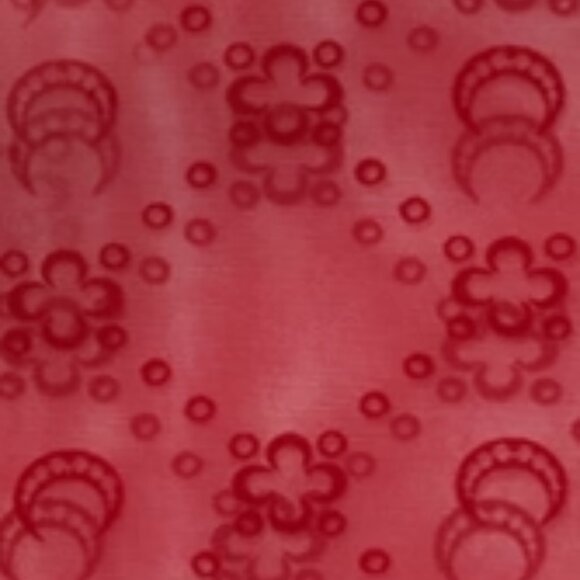 MARINE SERRE Moonogram Cropped Top In Red - Picture 3 of 10